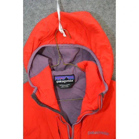 Patagonia Nano-Air Jacket Womens S Red Hooded Insulated Full Zip Outdoor Alpine - Picture 4 of 16